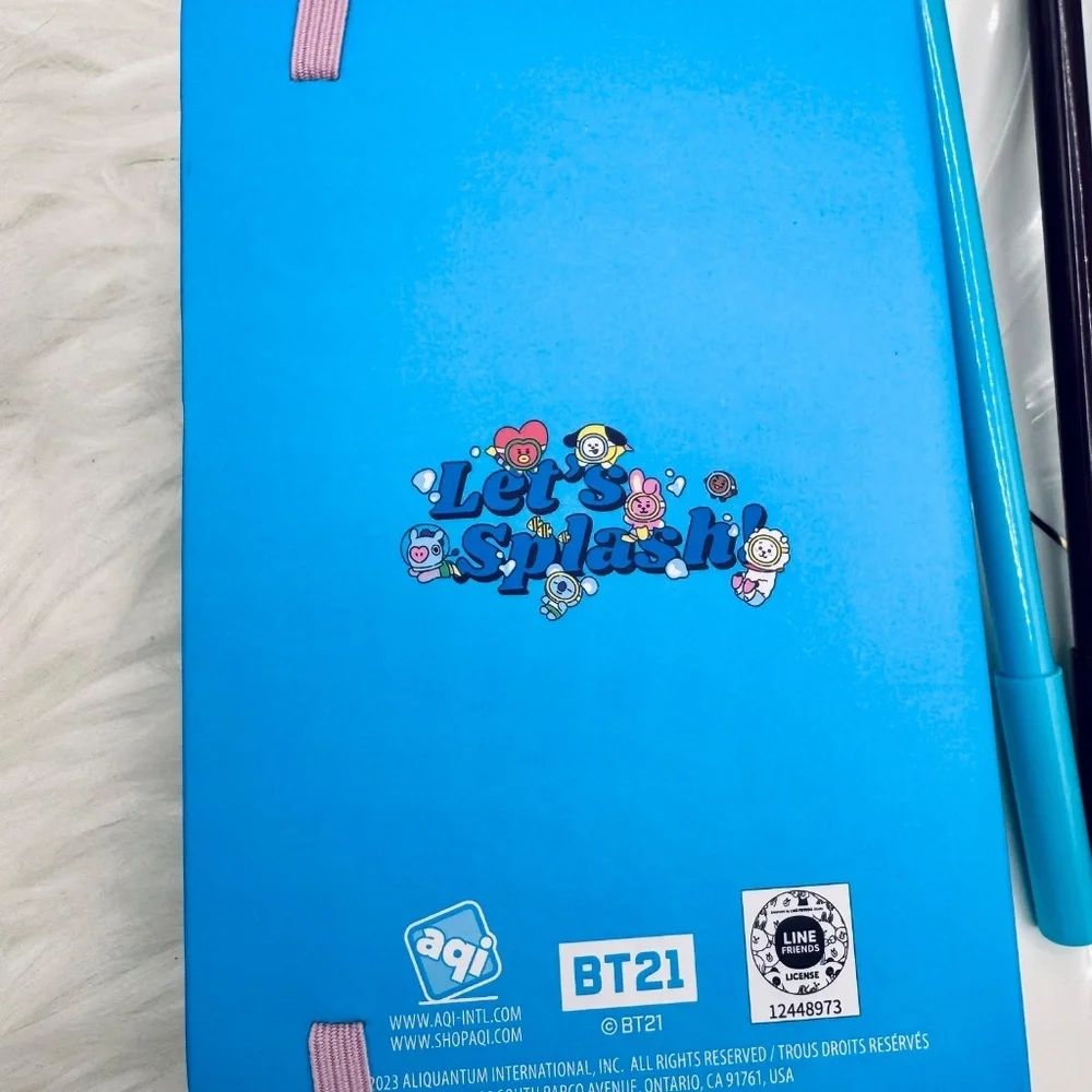 BT21 BTS Notebook, BT21 Pen Case, Stickers & BTS Pen set Stationary Bundle